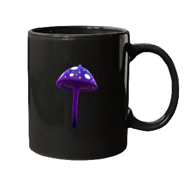 Discover Magic Purple Mushroom Mugs