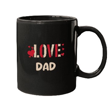 Discover LOVE DAD Mugs