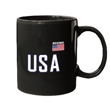 Discover Usa Flag Boxing Pocket Equipment Jacket For Boxer Mugs
