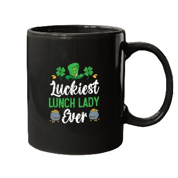 Discover Luckiest Lunch Lady Ever St. Patrick's Day Mugs