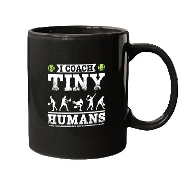 Discover I coach tiny humans tennis coach Mugs