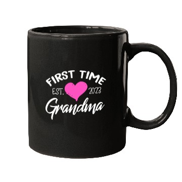 Discover First Time Grandma Est. 2023 Mugs