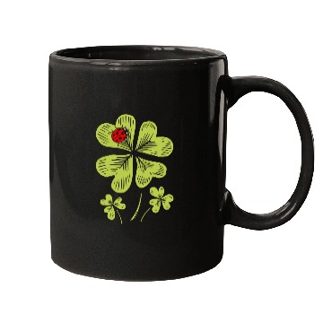 Discover Ladybug St. Patricks Day Bug Catcher Entomologist Mugs