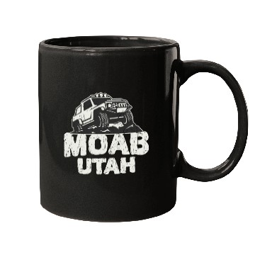 Discover Moab Utah - racer Mugs
