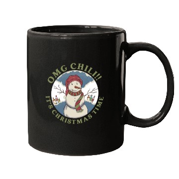 Discover Omg Chili!! It's Christmas Time Apparel Mugs
