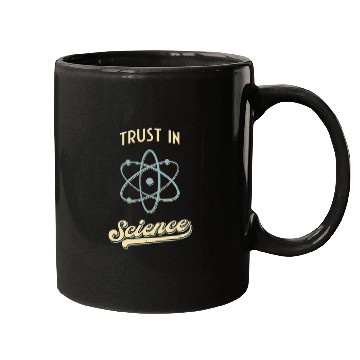 Discover Trust In Science Physics Fun Retro Atom Mugs