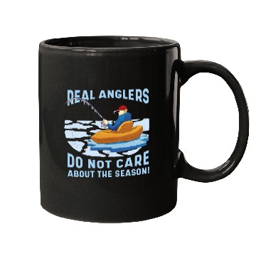 Discover Real fishermen do not care about the season Real f Mugs
