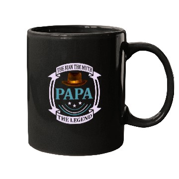 Discover Papa the Man the Myth the Legend Mugs