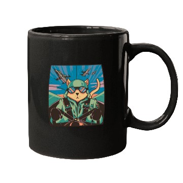 Discover Fighter jet pilot-cat Fighter jet pilot-cat inspir Mugs