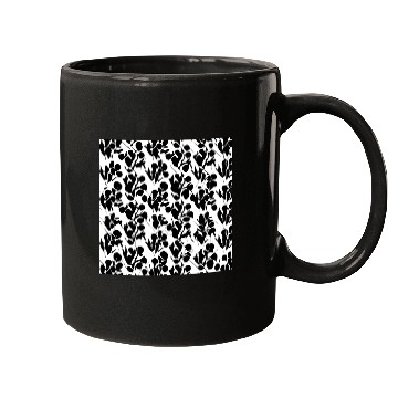 Discover Black and white nature pattern Mugs