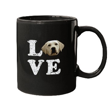 Discover I Love My Yellow Lab Labrador Retriever Dog Mugs