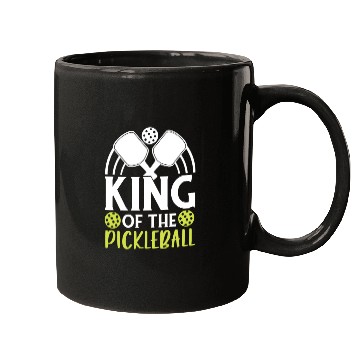 Discover King Of The Pickleball Funny For Pickleball Player Mugs