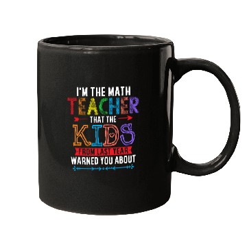 Discover Math Teacher Unicorn Mugs