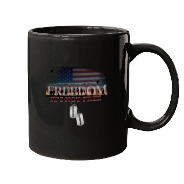 Discover Airforce Veteran Freedom isn't Free Mugs