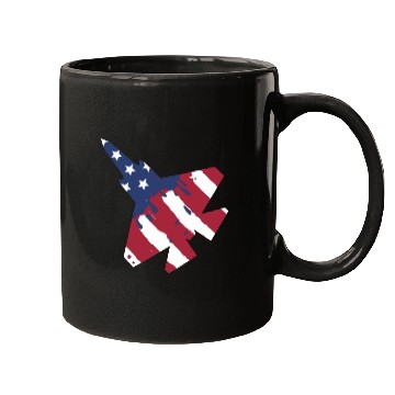 Discover F-35 Lightning Military American Painted Flag Jet Mugs