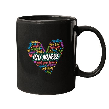Discover ICU Nurse Heart Mugs