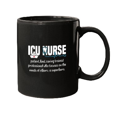 Discover ICU Nurse Definition Mugs