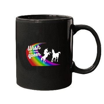 Discover Wish You Were Queer Mugs