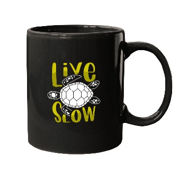 Discover Relax and Live Slow Sea Turtle Beachy Vacation Mugs