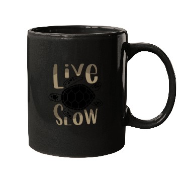 Discover Relax and Live Slow Sea Turtle Beachy Vacation Mugs