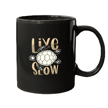 Discover Relax and Live Slow Sea Turtle Beachy Vacation Mugs