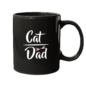 Discover Cat Dad Mugs