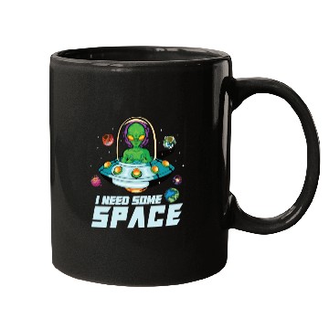 Discover Alien Extraterrestrial Area 51 UFO Space Geek Gift Mugs