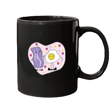 Discover Breakfast Buddies for Bacon Eggs Lover Mugs
