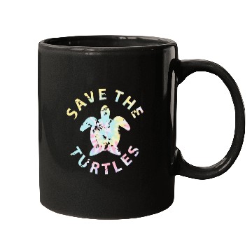 Discover Save The Turtles Tie Dye Mugs