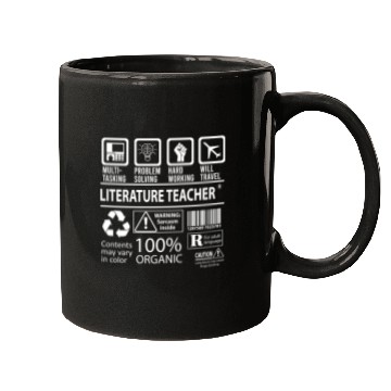 Discover Literature Teacher Mugs - Multitasking Job Gift