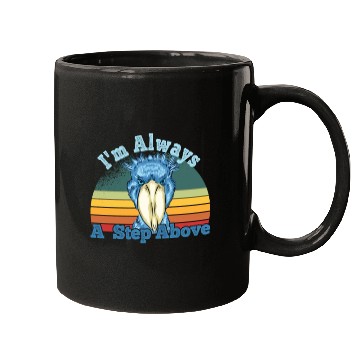 Discover Shoebill Retro Sunset African Bird Design Mugs