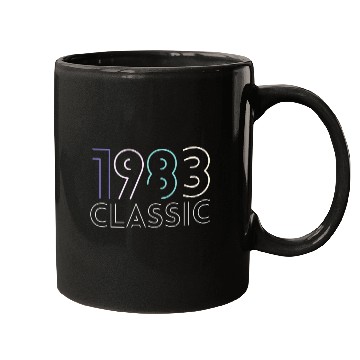 Discover 40 Years Vintage 1983 Retro 40th Birthday Mugs