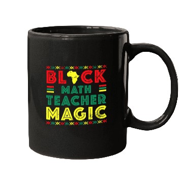 Discover Black Math Teacher Black History Month Afro Mugs