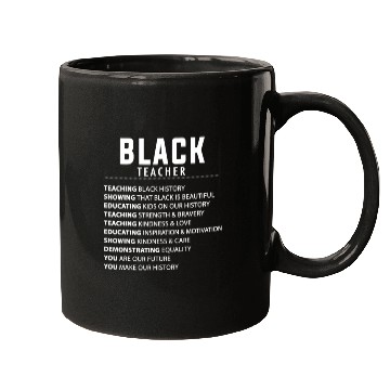 Discover Black Teacher Idea For Women & Melanin Educators Mugs