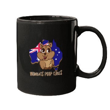 Discover Wombats Poop Cubes For A Wombat Lover Mugs