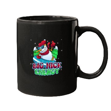 Discover BIG NICK ENERGY SNOWMAN CHRISTMAS Mugs