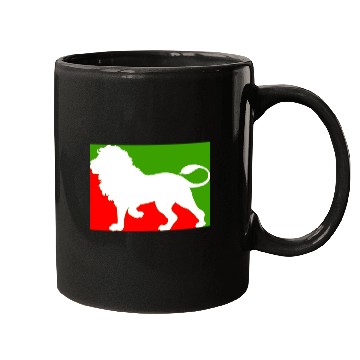 Discover CUTE MODERN UNIQUE LION RED AND GREEN Mugs