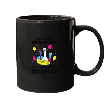 Discover Science Theme Birthday Party Chemistry Scientist Mugs