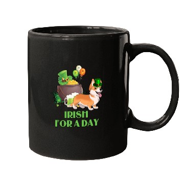 Discover Irish For A Day Pembroke Welsh Corgi St Patricks Mugs