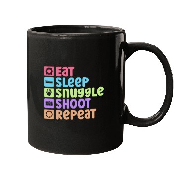 Discover Eat Sleep Snuggle Shoot Repeat - Newborn Mugs