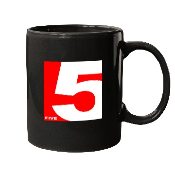 Discover NUMBER 5 RED Mugs