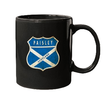 Discover Paisley Scotland coat of arms flag design Mugs