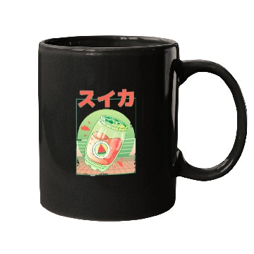 Discover 90s Japanese Watermelon Soda Vaporwave Mugs