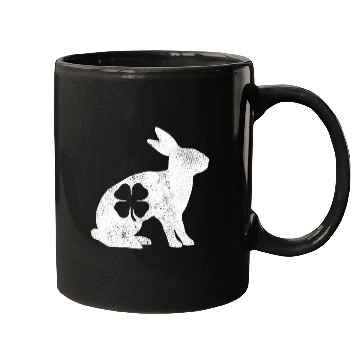 Discover St Patrick's Day Rabbit Bunny Irish Green Shamrock Mugs