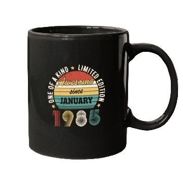 Discover Awesome Since January 1985 Limited Edition Mugs