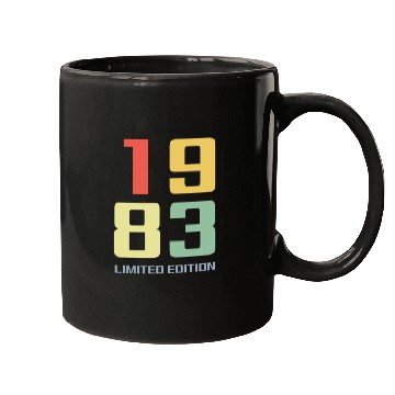 Discover 40 Years Vintage 1983 Retro 40th Birthday Mugs