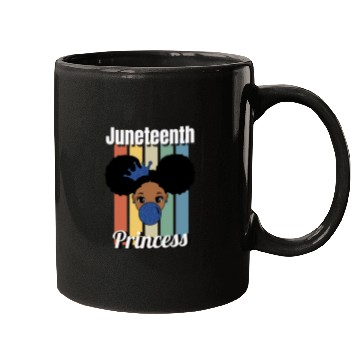 Discover Afro Lady Woman, Juneteenth Day Mugs