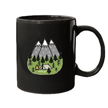 Discover Camping Mountain Mugs