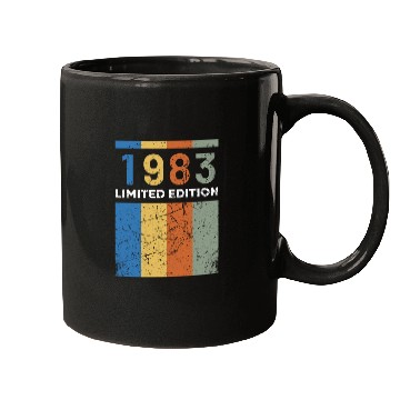 Discover 40 Years Vintage 1983 Retro 40th Birthday Mugs