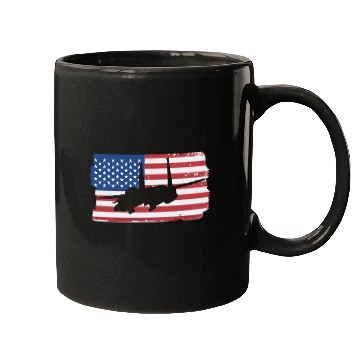 Discover F-15 Eagle Fighter Jet American Flag F15 Eagle Mugs